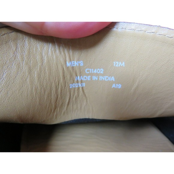 Cole Hann Somerset Venetian Driver Mocs C11402 Mens Sz 12 M Black Leather Golf - Picture 10 of 10